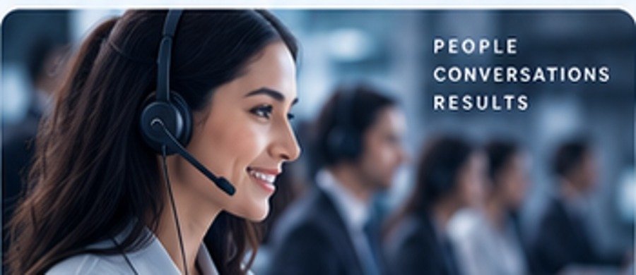 Professional call centre representative